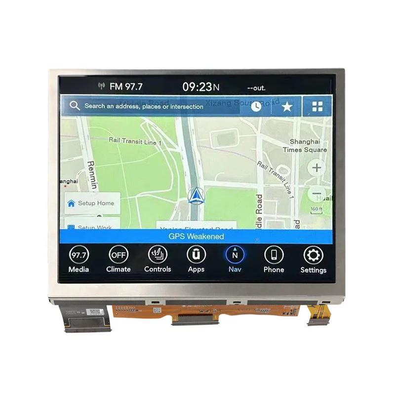 มาตรฐาน 8.4 นิ้วเชื่อมต่อหน้าจอสัมผัส LCD TRULY TDO-XGA0840J00001-V5 LMB5J00001-V4BL-A สําหรับ Jeep 
