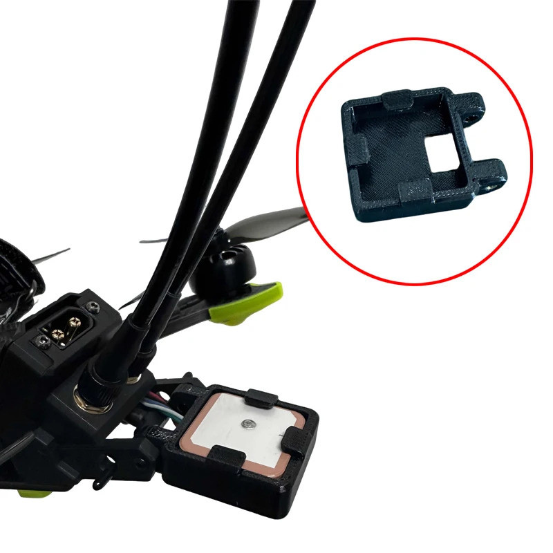 HB 1PCS 3D การพิมพ์ BZ251 1018C หาง GPS Mount ตําแหน่งระบบยึดยึดสําหรับ iFlight Nazgul DC5 Eco FPV D