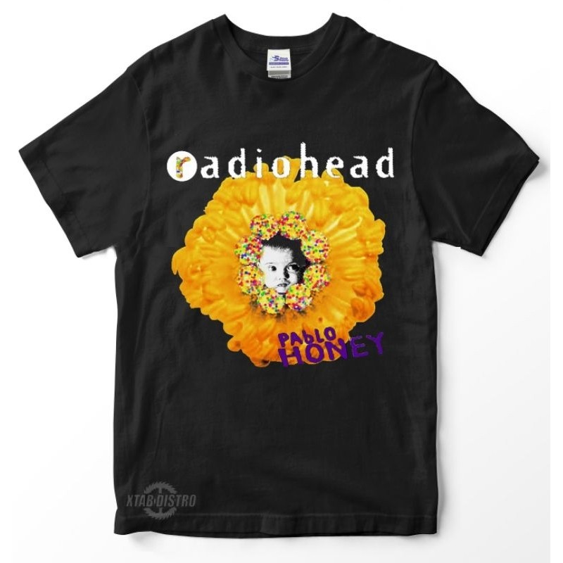 EMORY Radiohead PABLO HONEY Premium Tshirt หัววิทยุ