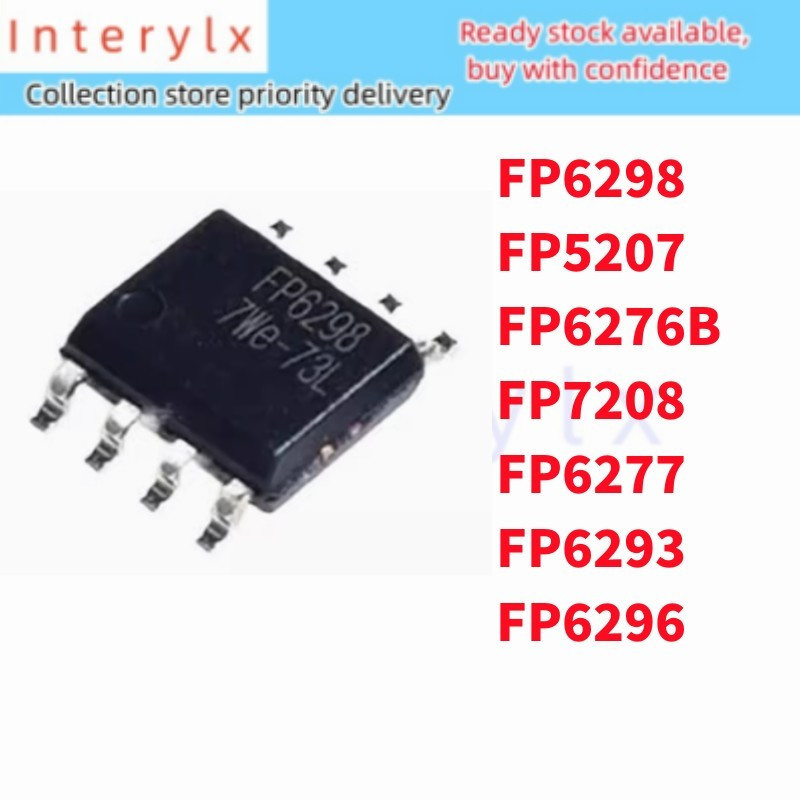 5PCS FP6298XR-G1 FP6298 FP5207XR FP5207 FP6276BXR FP6276 FP7208AXR FP7208 FP6277 FP6277 FP6293 FP629
