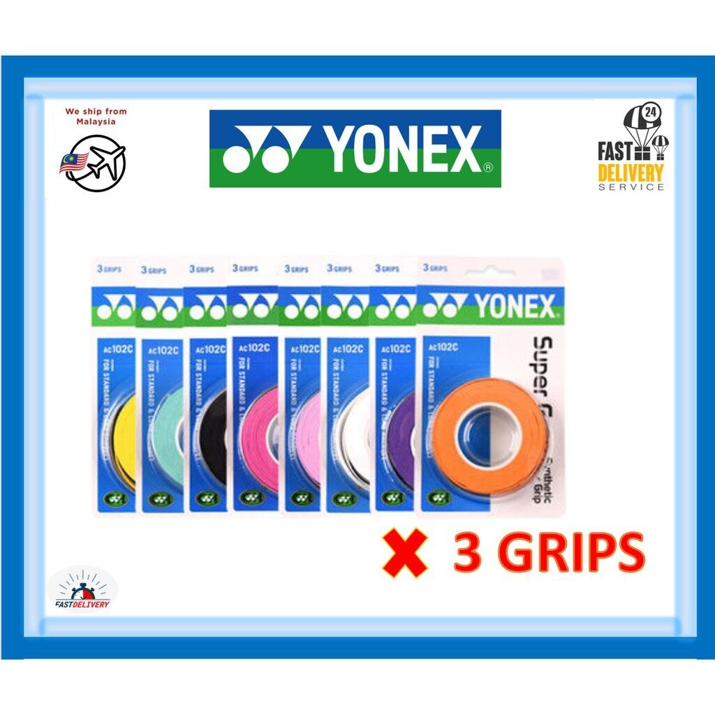 2024 New Yonex 102C Badminton Racket Grip Badminton OverGrip Soft Grip.