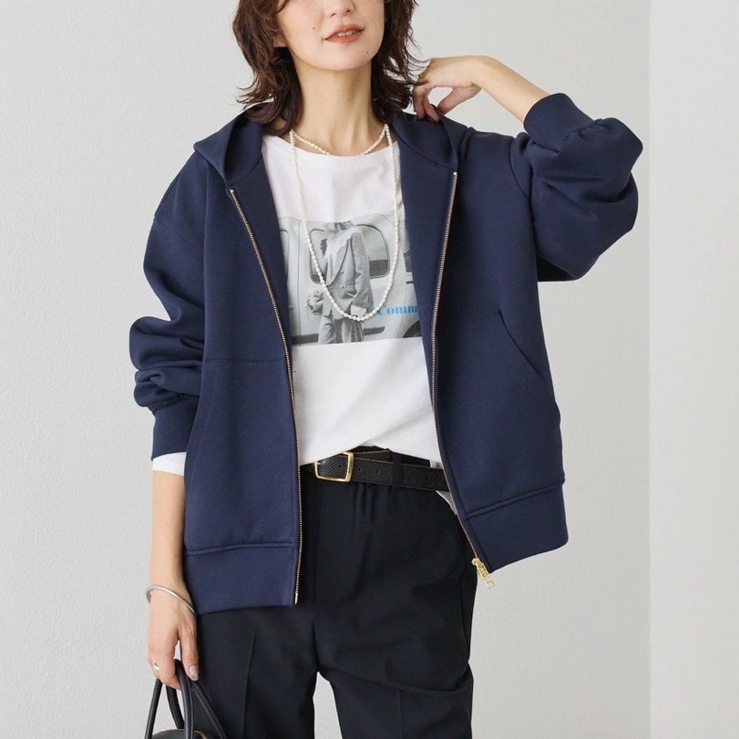 Gu  Jacket เสื้อคลุม ผ้ายืด ผ้าเย็นๆ ทรง Over size