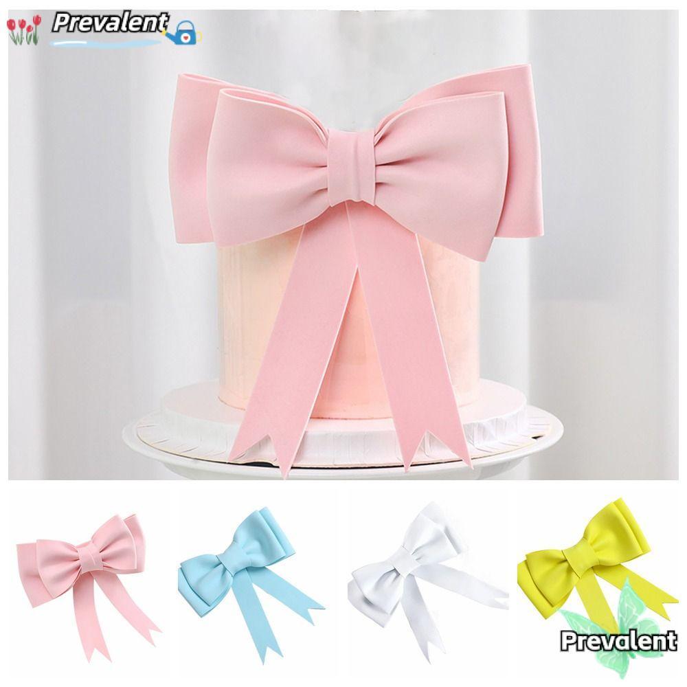 PREVALENT โบว์เค้ก Topper, อุปกรณ์เบเกอรี่ อุปกรณ์ปาร์ตี้ ตกแต่งเค้ก, แฟชั่นตกแต่งงานแต่งงาน แผ่นเค้กวันเกิด EVA