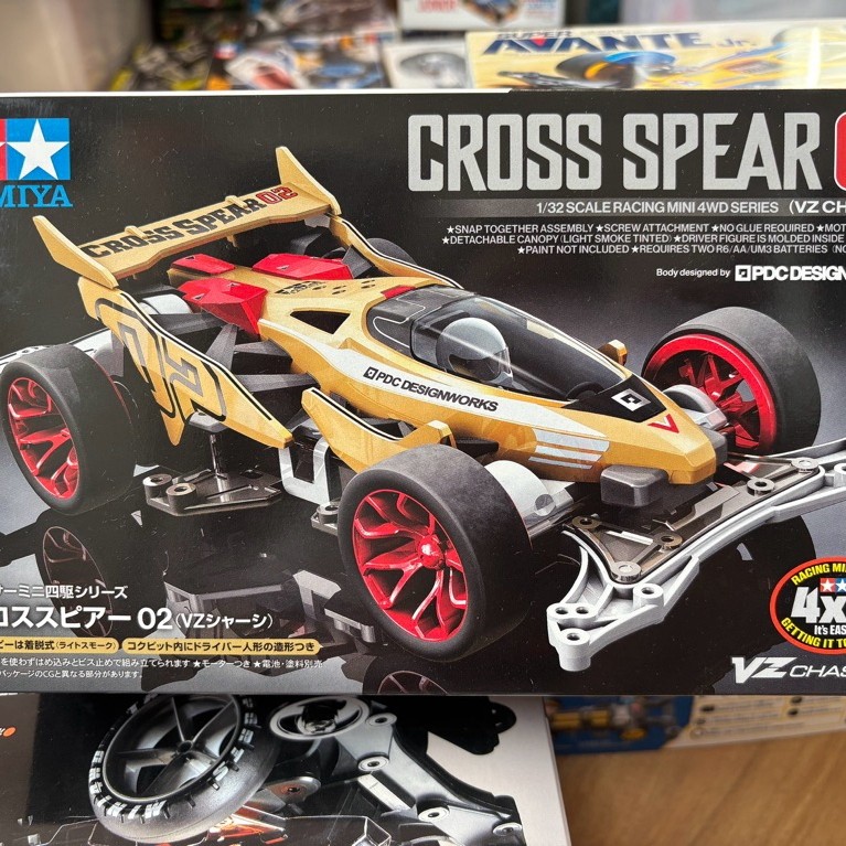 TAMIYA 18104 Mini 4WD Cross Spear 02 (VZ Chassis)