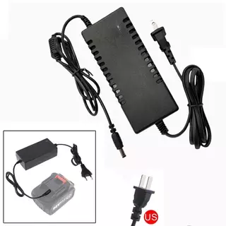 Battery Charger อแดปเตอร์ชาร์จ แบตลิเธียม DC 21V 2A (ใหญ่)เต็มแล้วตัด มีไฟสถานะชาร์จแบตเต็ม