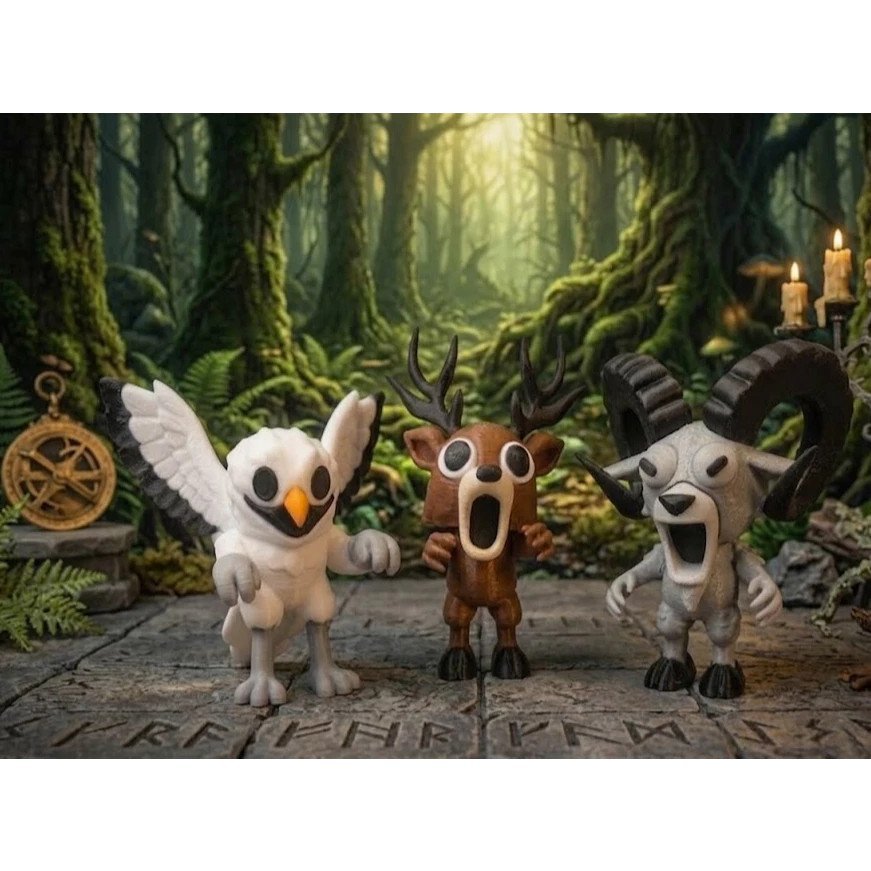 Cuero Deer Toy The Deer 99 Night in The Forest Roblox 99 Nights in the Forest ฟิกเกอร์ที่ไม่ซ้ําใคร