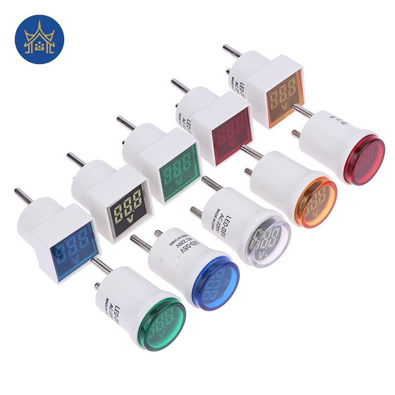[xianyuan] Square Digital Voltage Indicates AC220V/230V Home Circuit Tester ติดตั้งง่าย Universal Ho