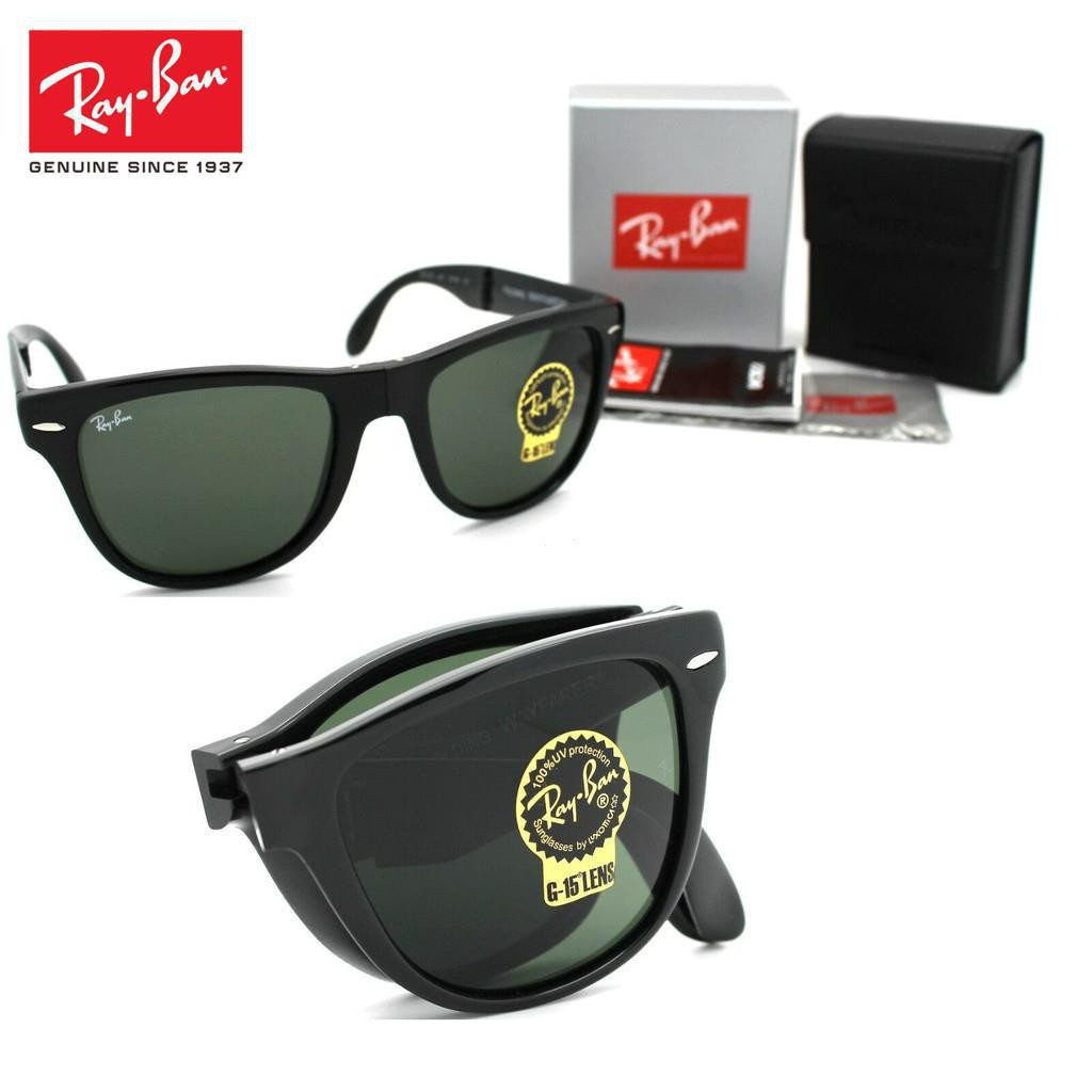 ใหม่คุณภาพสูง Ray-Ban แว่นตากันแดด/Hot Unisex RB 4105 601 พับ Honkang G 32A2231 34A 1JX9