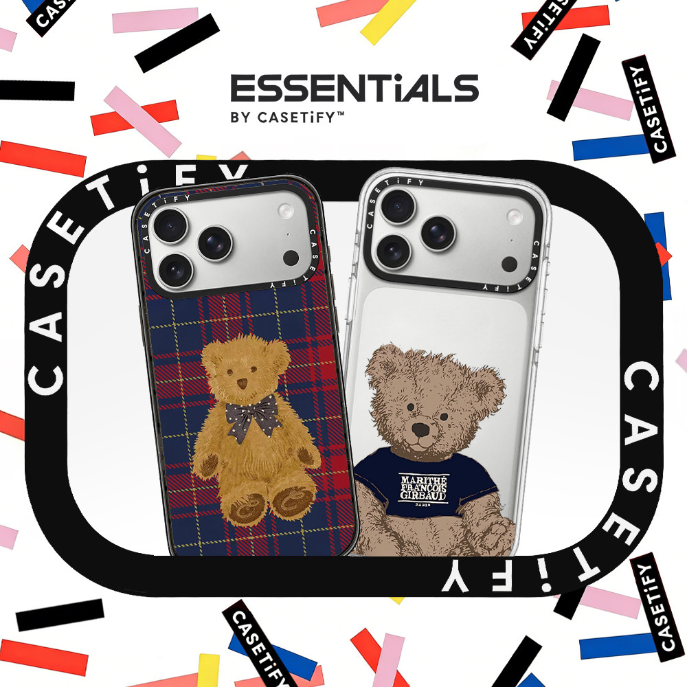 KASESTUDiO Bear Doll 1 เคสสําหรับ iPhone 17 Pro Max IPhone 16/15 Pro Max / IPhone 14/14Pro Max ไม่มีแม่เหล็กสําหรับ iPhone กรณีฝาครอบป้องกัน