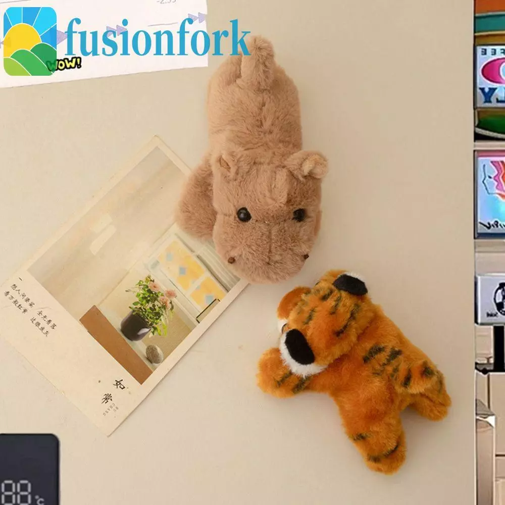 Fusion Fork แม่เหล็กติดตู้เย็นการ์ตูนสัตว์ ท่าช้าง