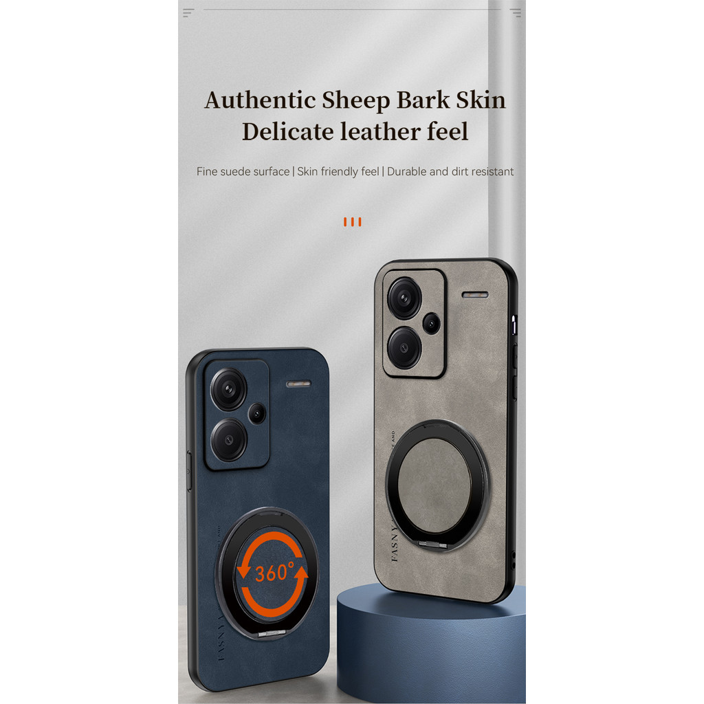เคส Redmi Note 13 Pro+ 23090RA98C 23090RA98G 23090RA98I เปลือกผู้ถือแหวนป้องกันการตก adopts เปลือกดูดซับแรงกระแทกทําจากเปลือกแข็งที่เป็นมิตรกับผิว
