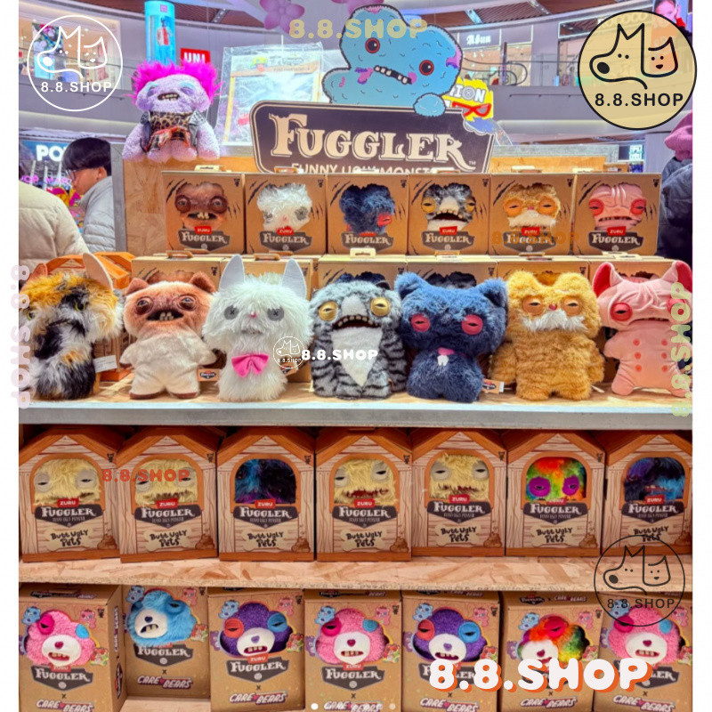 [ของแท้] 2026 สินค้าใหม่ FUGGLER น่ารักฟัน Monster Dark Alley Night Cat Old Urchin Hip Hop Series Doll 8.8 ร้าน