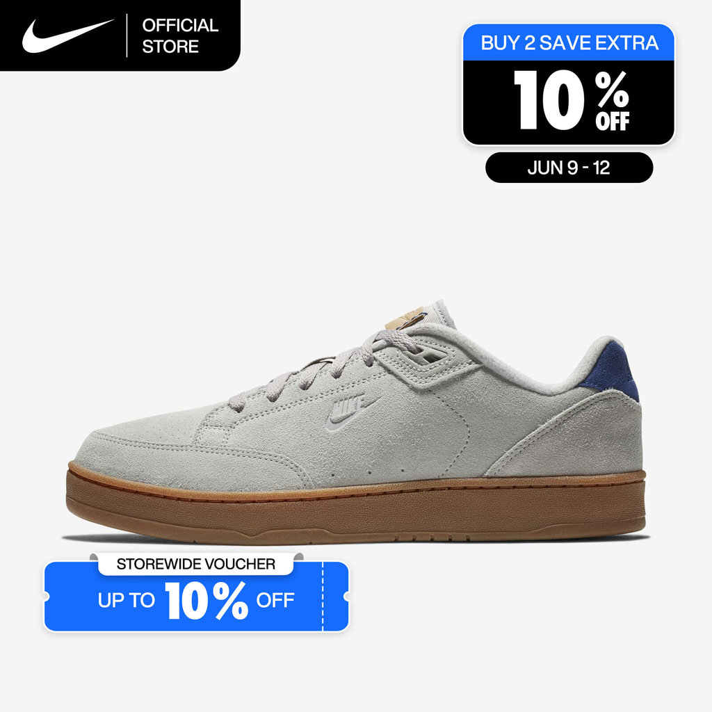 Nike Men's Grandstand II Suede Shoes - Atmosphere Grey [AA2195-004]