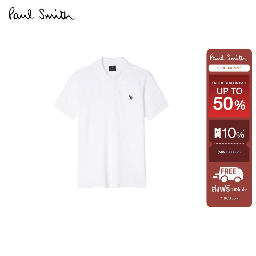 Paul Smith เสื้อโปโลเชิ้ตผู้ชาย รุ่น M2R-534L-PZEBRA-01 สี White