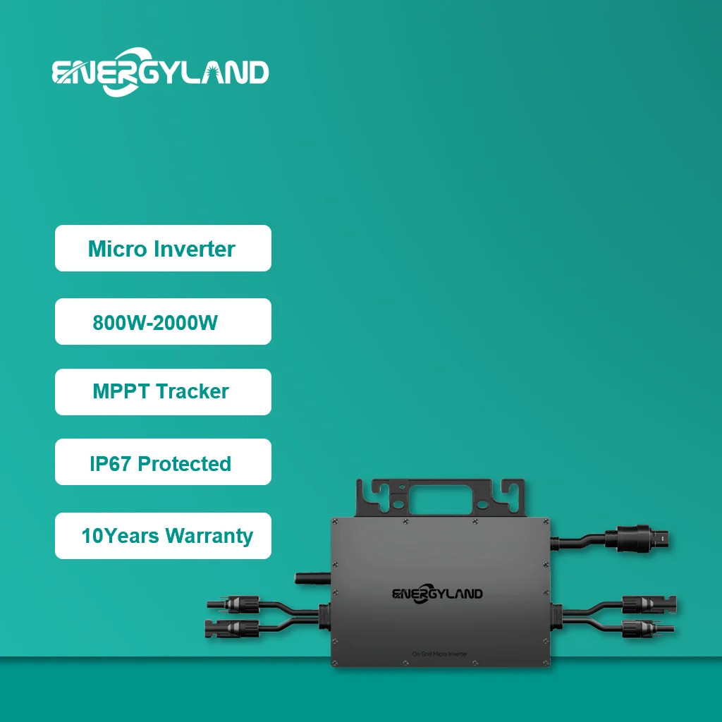 ในสต็อก Micro 2kW 4 MPPTs Single Phase Microinverter NEO 2000M-X Solar ON-GRID PV Micro Inverter Gri