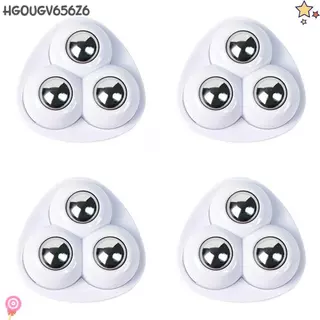 HGOUGV656Z6 4/16 ชิ้น Sticky Swivel Pulley ห้องครัวเครื่องใช้ไฟฟ้าขนาดเล็กวางถังสีขาว Universal Self-กาวล้อ