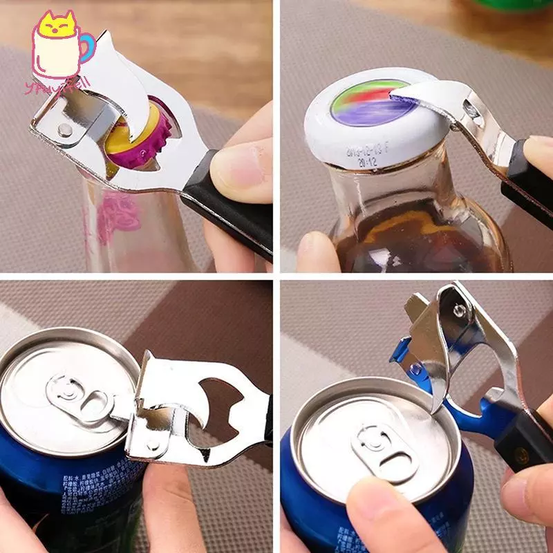 YPU Can Emblek Flipneck Steel Non-Slip Manual Jar Bottle Opener thumbnail 4