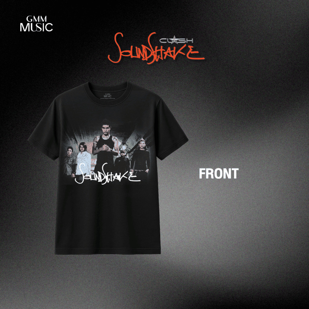 เสื้อยืด T-Shirt Clash SoundShake หน้าศิลปิน SoundShake ผ้าฝ้ายแท้ s-5xl