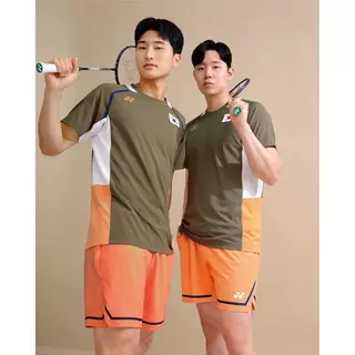 เสื้อแบดเกาหลีรุ่นไหม่ล่าสุดเสื้อนักกีฬารุ่นไหม่ ผ้าดีแล้วดีอีก ส่งจากไทย สามารถสกรีนเสื้อเพิ่มได้
