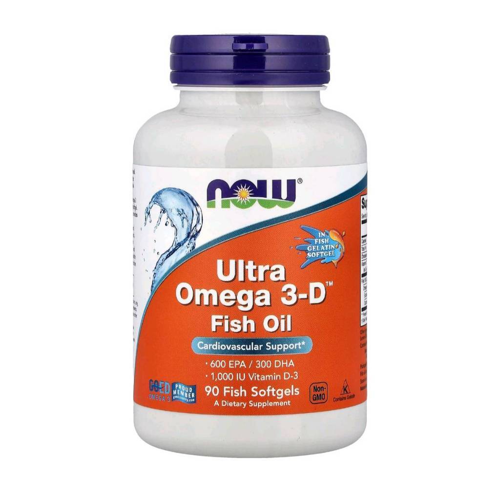 [พร้อมจัดส่ง] Ultra Omega 3D Fish oil โอเมก้า 90  Soft NOW