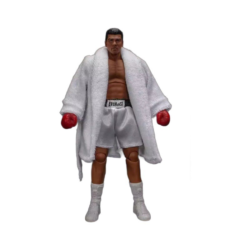 Box Boxer รุ่นที่ 1 รุ่นที่ 2 Tyson Ali Boxer Mike Tyson แกะสลักสามหัวเคลื่อนย้ายได้