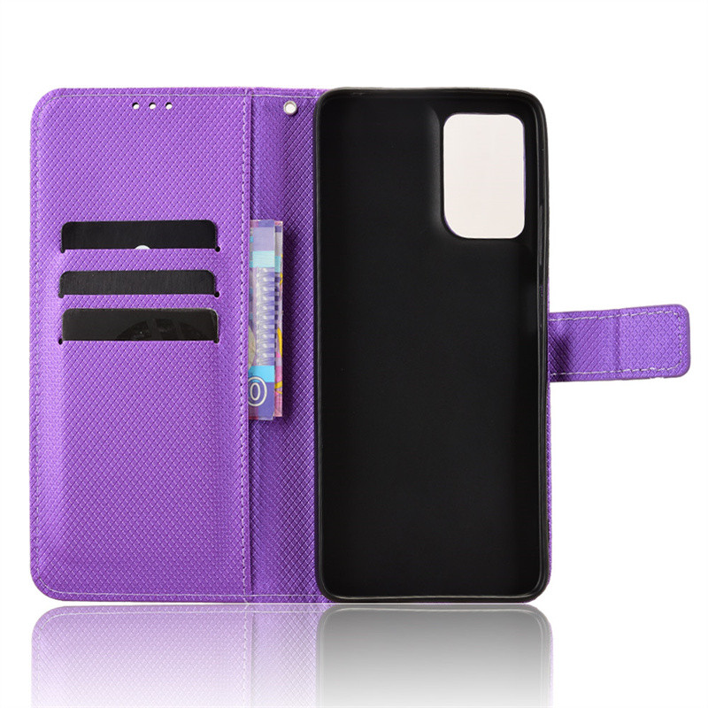 สําหรับ Motorola Moto G06 G06 Power Luxury รูปแบบเพชรผิว PU กระเป๋าสตางค์หนัง Lanyard สําหรับ Moto G