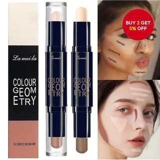 LAMEILA Double-ended 2 in 1 Contour Stick Face Contouring Trimming Highlighter Makeup Wonder Stick