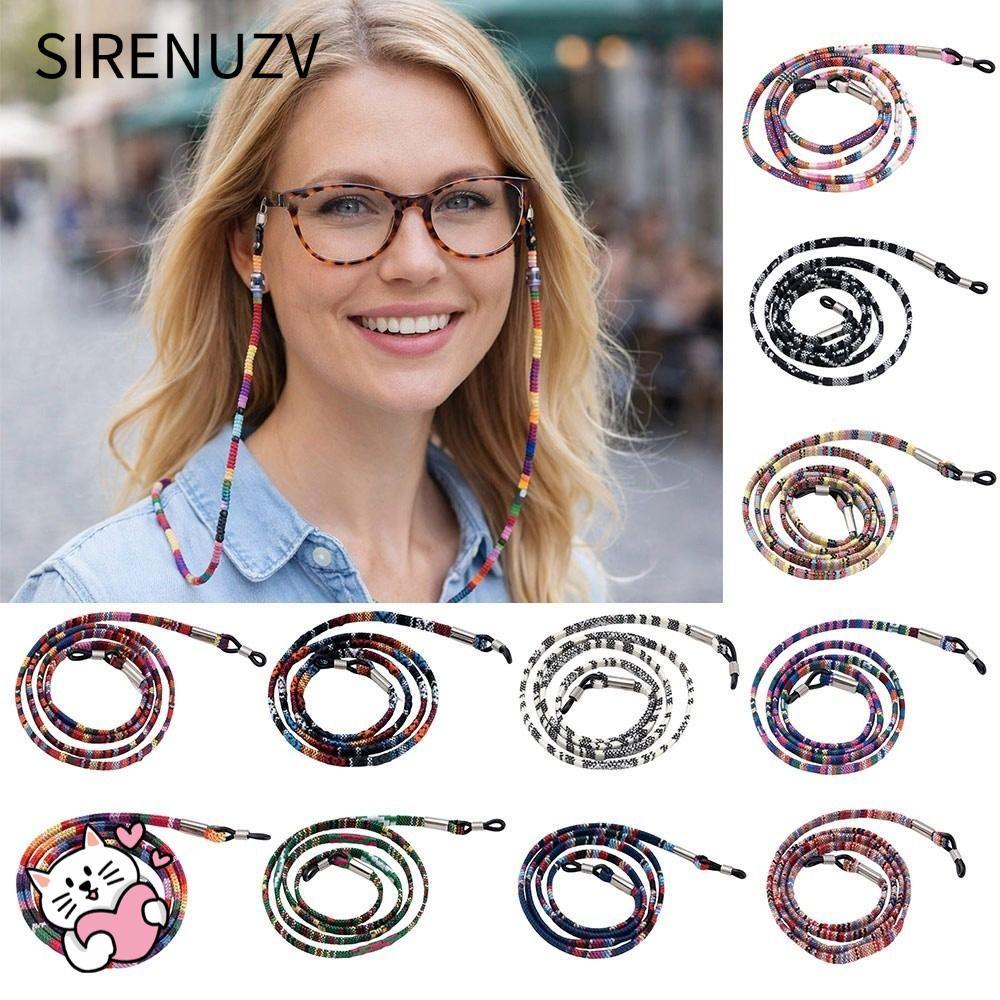 ไซเรนUZV แว่นตากันแดด, Anti Drop คอสายไฟแว่นตา Lanyard, Universal Bohemian ปรับ Nonslip เชือกแว่นตา Eye อุปกรณ์เสริม