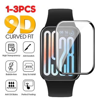 1-3PCS Soft Hydrogel ฟิล์มสําหรับ Xiaomi Smart Band 10 Pro Black Edge Soft Glass ฟิล์มสําหรับ Xiaomi Smart Band 10Pro Band10 HD Clear สมาร์ทนาฬิกาป้องกันหน้าจอ
