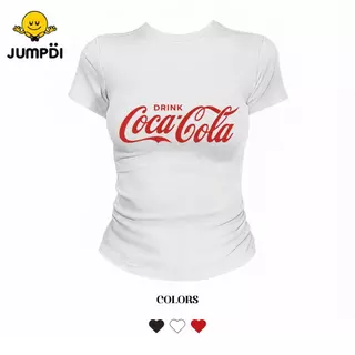 JUMPDI - Babytee เสื้อยืด สกรีนลาย ธงชาติ เข้าทรงรัดรูป (จัดส่งภายใน 24 ชั่วโมง) New Collection