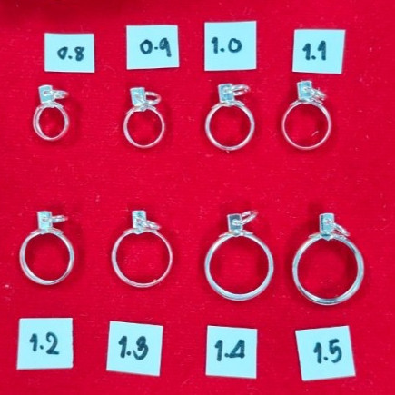 ผ่าหวายเงินแท้ 92.5% (มีหลายขนาด) หาขนาดไม่เจอสอบถามแอดมิน