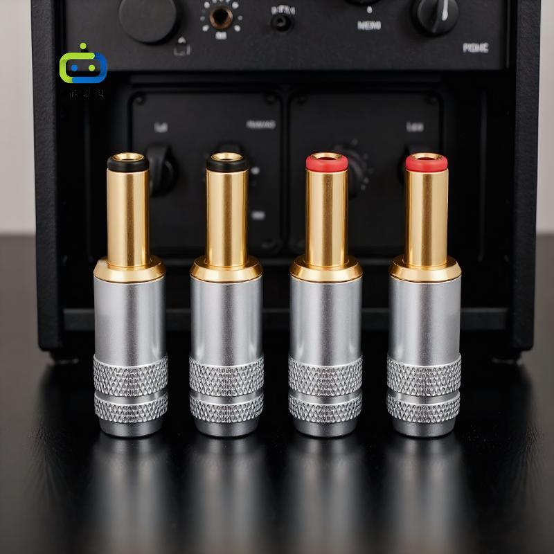 [maygood] ทองแดงชุบทอง DC-2.1G/2.5G ปลั๊กไฟ DC Ja เชื่อมขั้วต่อสําหรับ Linear Power Output อุปกรณ์เสริม