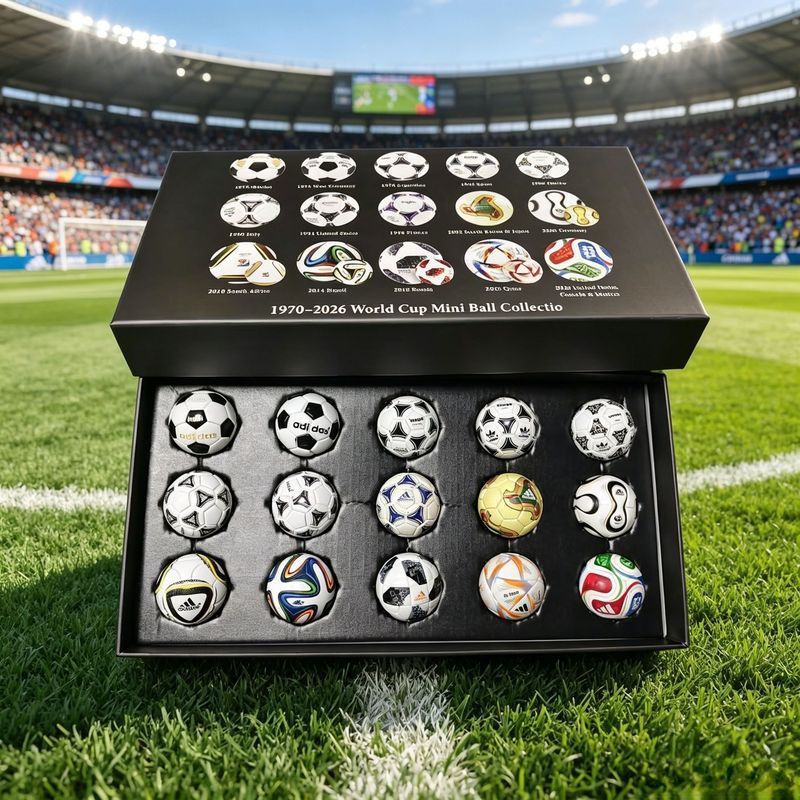 1970-2026 World Cup Mini Edition Commemorative Collectors Edition Gift Box Hot Sale Mini Football Set