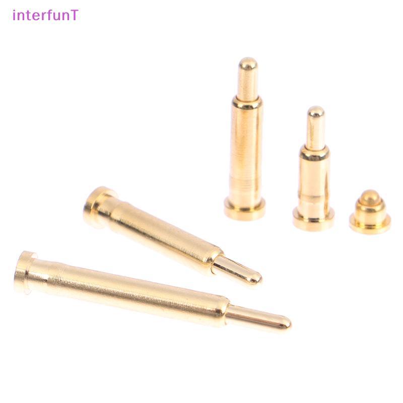 [InterfunT] 10 ชิ้น Pogo Pin Connector Pogopin แบตเตอรี่ฤดูใบไม้ผลิโหลด Contact SMD เข็ม PCB 1.8 6 8 10 13 MM Test Prob