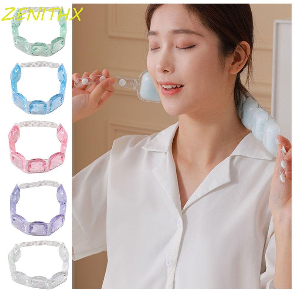 ZENITHX ปลอกคอเย็นคอ, อุปกรณ์ฤดูร้อน PCM หมอนเบาะน้ําแข็ง, การป้องกันฮีทสโตรกสวมใส่ได้แบบพกพาคอหลอดร