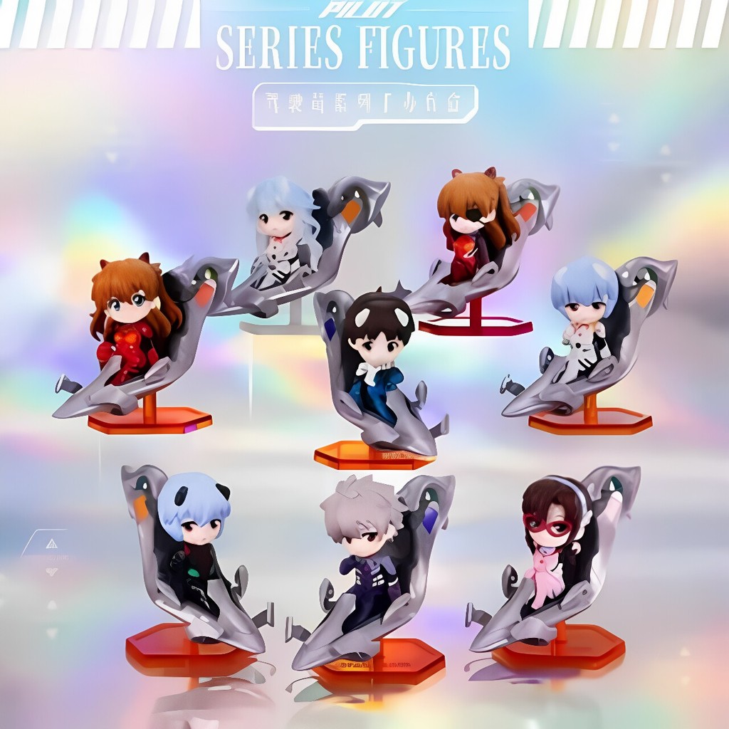 [คลังสินค้าพร้อม] POPMART * GONG Neon Genesis Evangelion Driver Series Set สไตล์ซ่อนเร้น