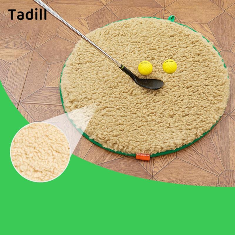 Tadill Golf Chipping Skills Training Mat พรีเมี่ยม Bunker Practice Mat พร้อมลูกบอลสําหรับ Backyard Garage — صورة 6