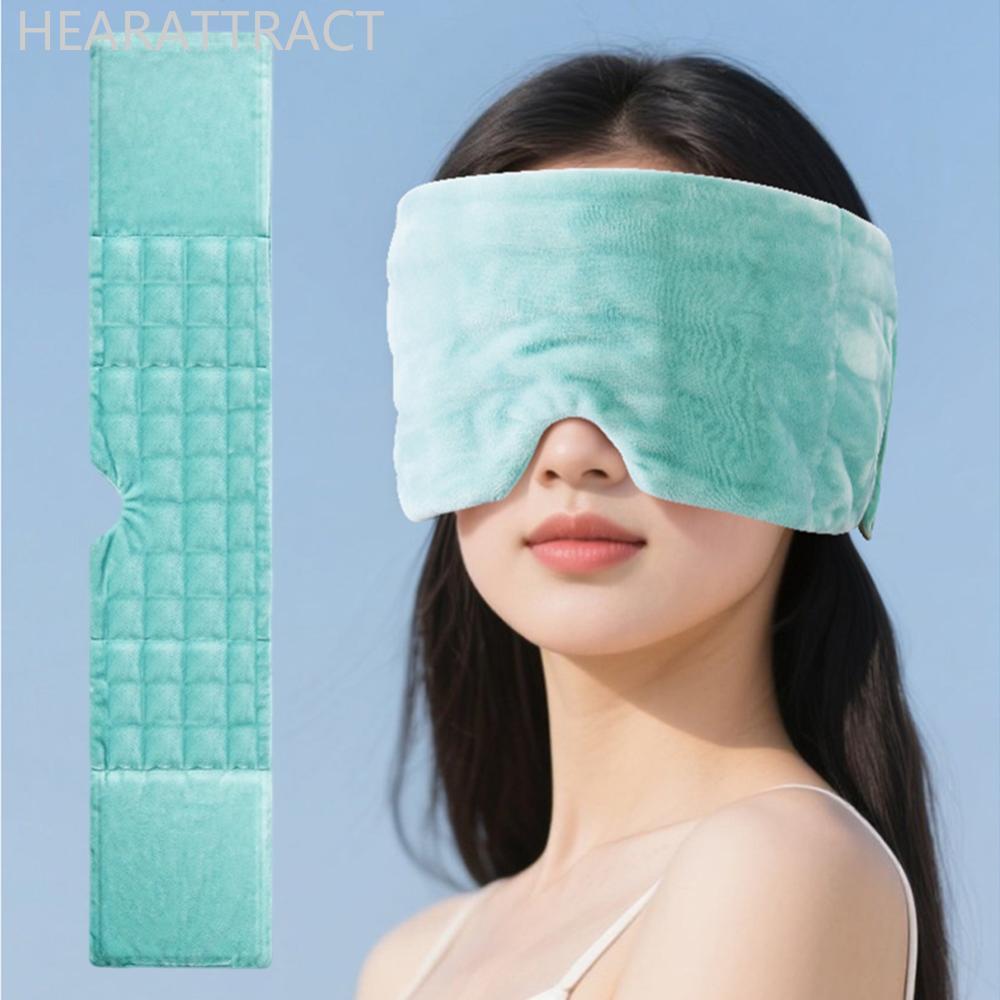 HEARATRACT นุ่มสบาย Fit Gravity Sleep Mask Creative Micro ความดัน Weighted Eye Mask Breathable Light