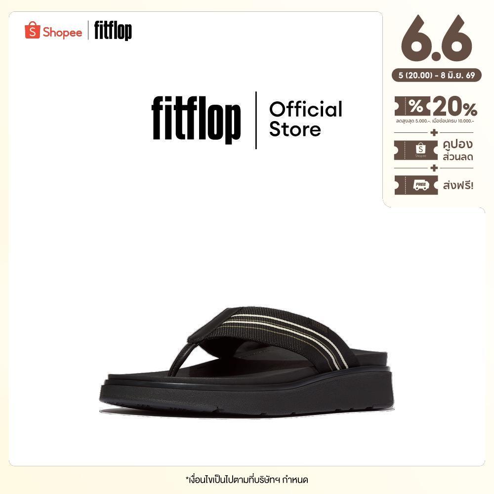 FITFLOP GEN-FF STRIPY-WEBBING FF รองเท้าแตะแบบหูหนีบผู้ชาย รุ่น A3O-231 สี BLACK