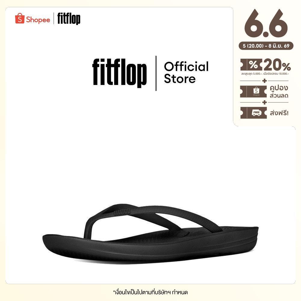 FITFLOP IQUSHION รองเท้าแตะแบบหูหนีบผู้หญิง รุ่น E54-090 สี All Black