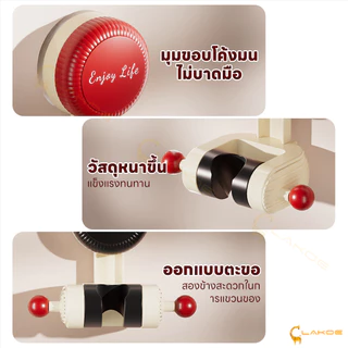 LAKOE ที่แขวนฝักบัวสุญญากาศไร้กาว สายฉีดชำระ เคลื่อนย้ายและปรับระดับได้ ขาตั้งฝักบัวอาบน้ำ และใยขัดผิว ที่ติดฝักบัว