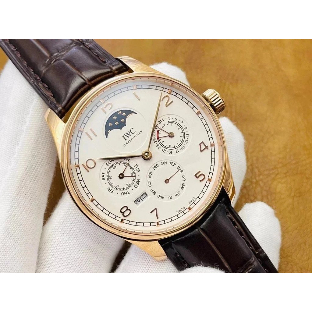 APS สินค้าใหม่ IWC Portugal Series Perpetual Calendar Watches, Mostium All Function Adjustments Thro