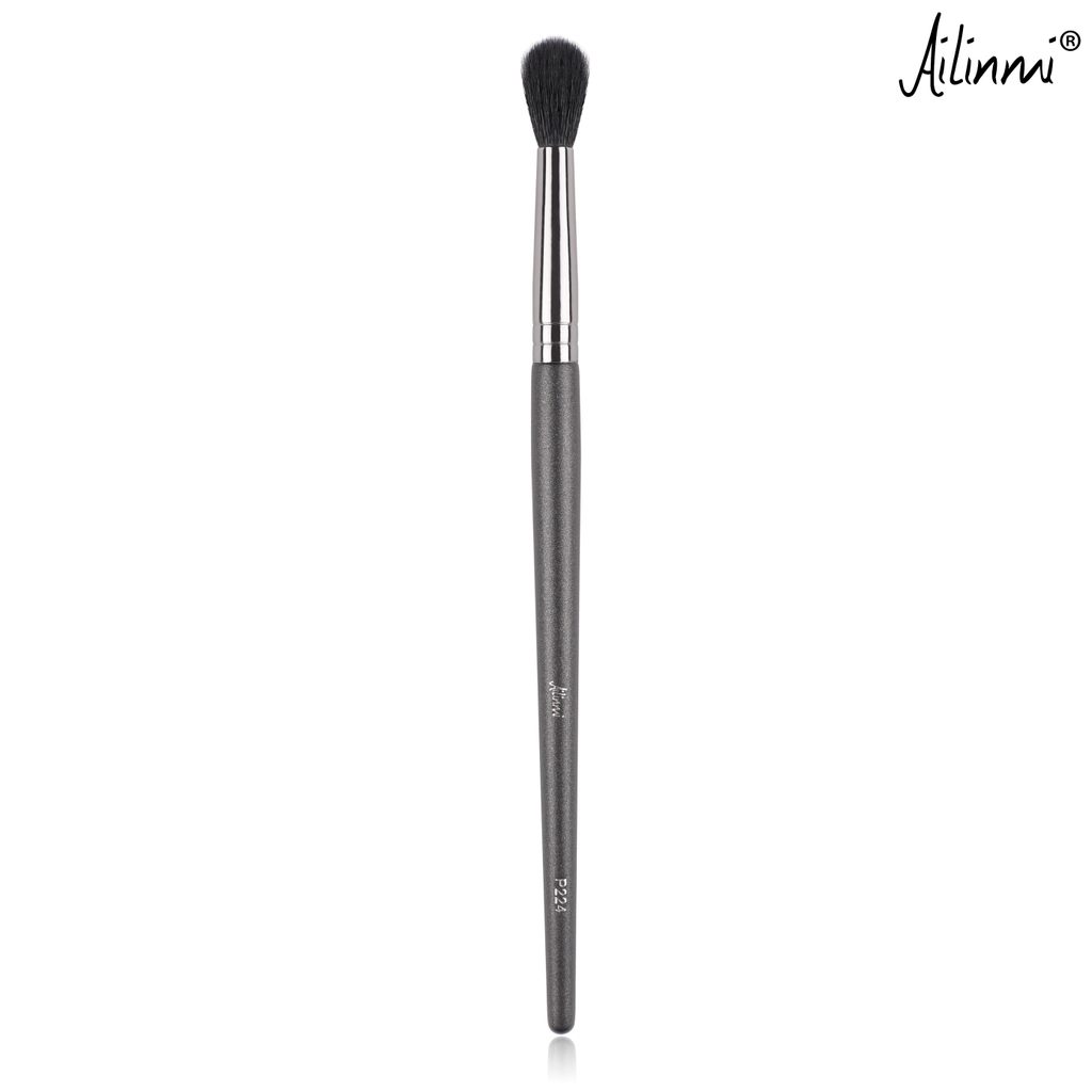 Ailinmi/ailinmi224 ขนสัตว์ Fine Light ด้านหน้า Smudge แปรงอายแชโดว์แปรง Eye สัตว์ผมจมูกเงาแปรงสามเณร