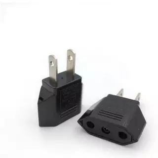 (GOOD) EU Euro ยุโรปไปยัง US USA Power Ja Wall Plug Converter Travel Adapter Adaptor (ใหม่)