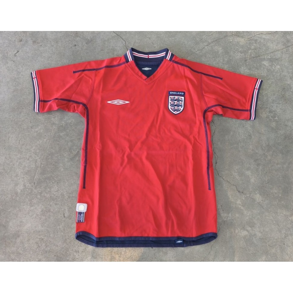 Englang 2002 wc เสื้อบอลแท้ ทีมอังกฤษ