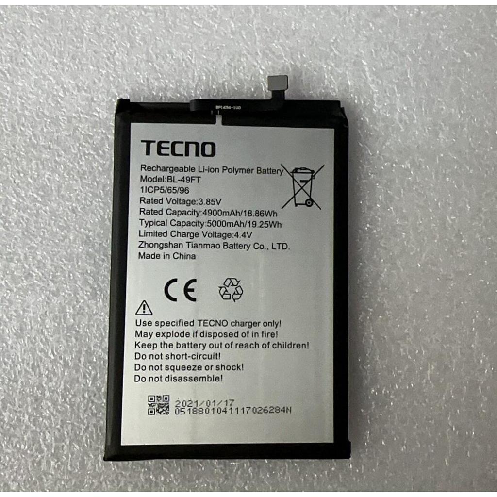 [สต๊อกพร้อม] เหมาะสําหรับแบตเตอรี่โทรศัพท์มือถือ TECNO infinix BL-49FT/FI/JX/LT/GX/JT/KX/ST