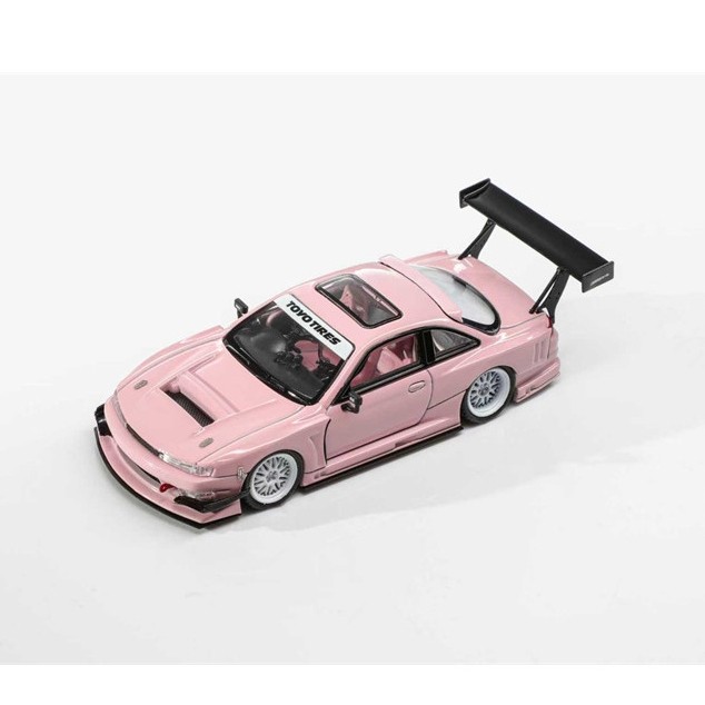 MORTAL 1:64 Silvia S14 GT-Spec LV1JSEIJI Ookawara Limited999 รถโมเดลDiecast