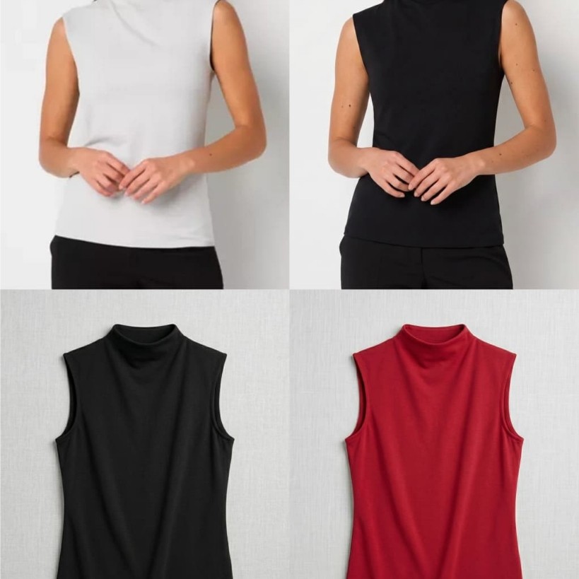 คอจําลอง WTH Double Layer Top - 2265