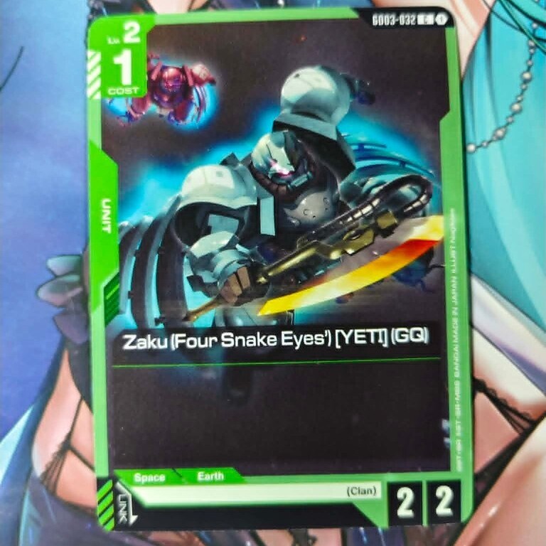Gundam Card Game ENG GD03-032 Zaku (Four Snake Eyes)