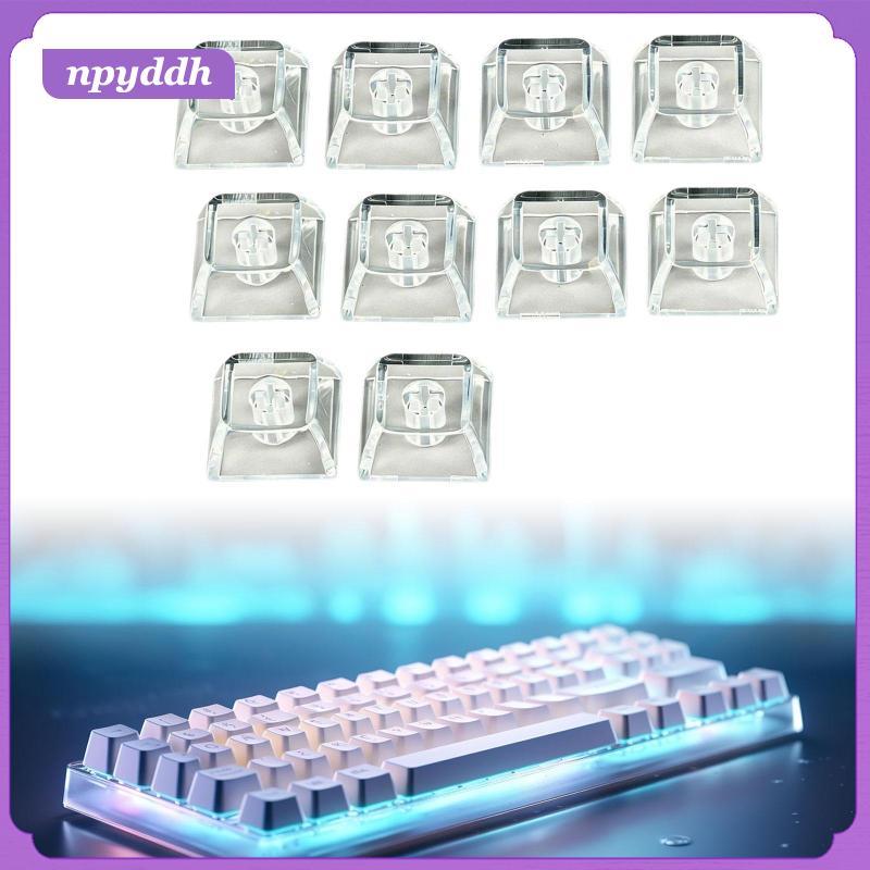 [npyddh] 10x 1U Xda Profile Keycaps PC สบายพิมพ์คีย์บอร์ดเครื่องกล